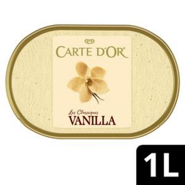 Carte D'Or Classic Vanilla Ice Cream Dessert 1L offer at £2