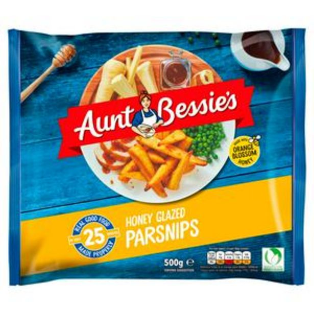 Aunt Bessie's Honey Glazed Parsnips 500g offer at £1.85