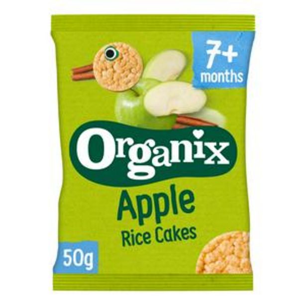 Organix Apple Rice Cakes 50g offer at £1