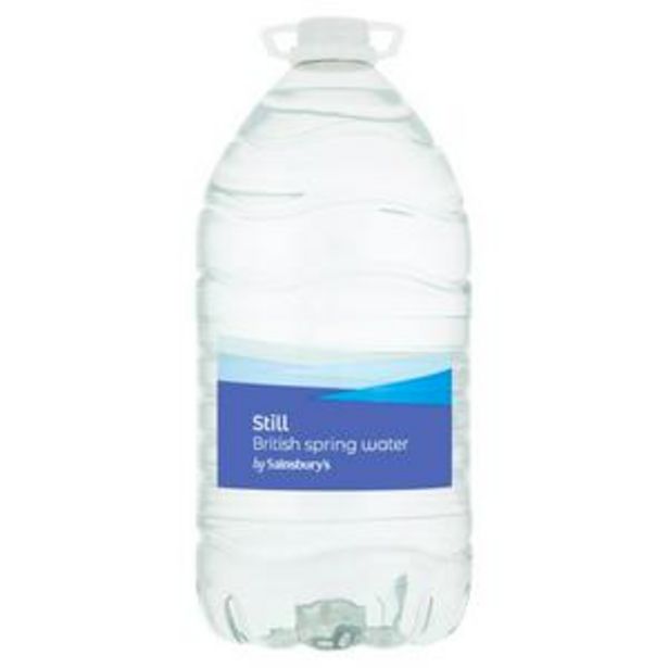 Sainsbury's Still Scottish Mountain Water 5L offer at £1.2