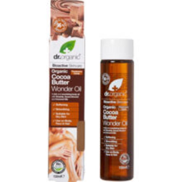 Organic Cocoa Butter Wonder Oil 150ml offer at £5.99