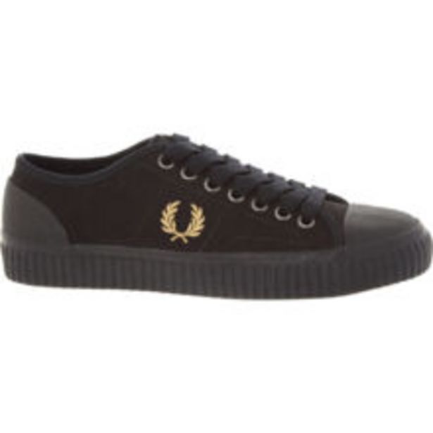 Black Low Canvas Trainers offer at £19.99