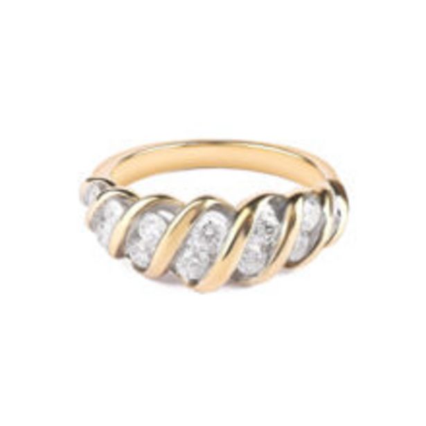 9ct Yellow Gold 1.00ct Diamond Ring offer at £512
