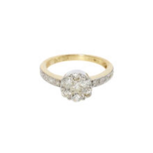 9ct Yellow Gold 1.06ct Diamond Ring offer at £512