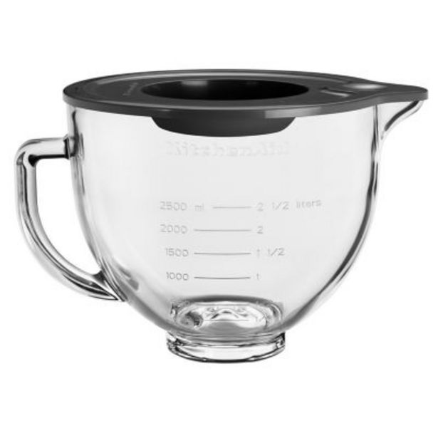 KitchenAid 4.8L Glass Bowl 5KSM5GB offer at £42.5