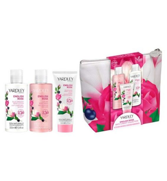 Yardley London English Rose Bath and Body Collection with Bag offer at £9