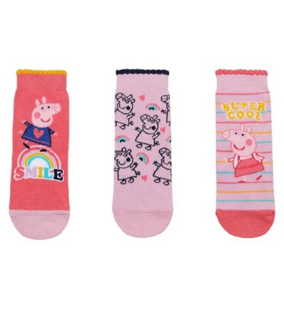 Peppa Pig Socks - 3 Pack offer at £1.8