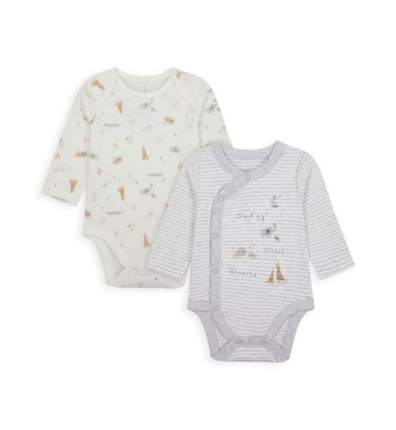 My First Organic Cotton Bodysuits - 2 Pack offer at £2.7