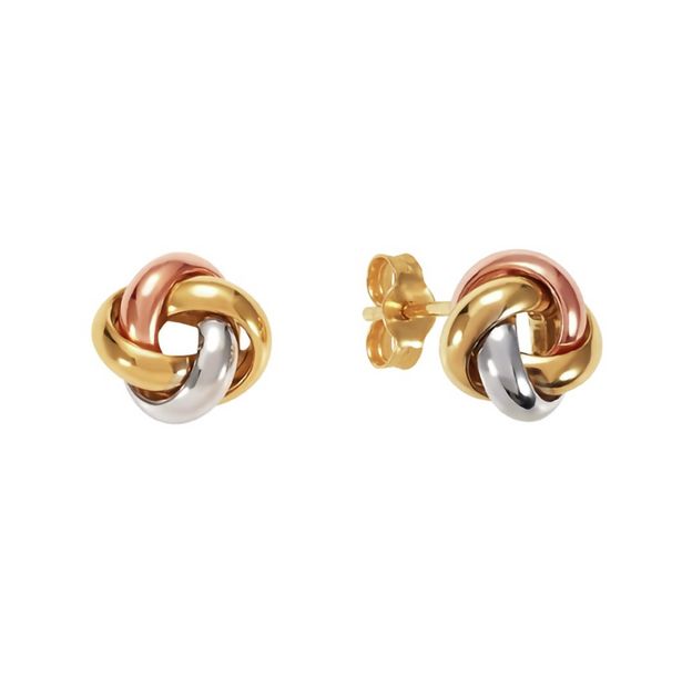 Revere 9ct Triple Knot Stud Earring offer at £20