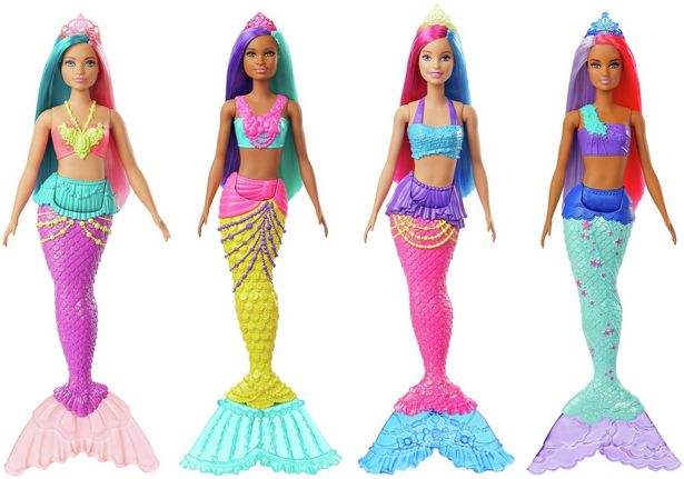 Barbie Dreamtopia Mermaid Doll Assortment - 13inch/35cm offers at £7.5 in Argos