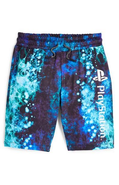Older Boy Blue Galaxy PlayStation Shorts offer at £8