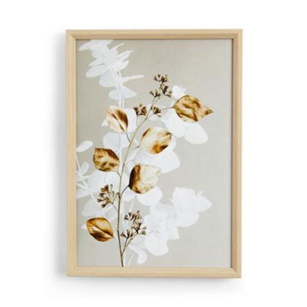 Wooden Edge Canvas Wall Art offer at £3.5
