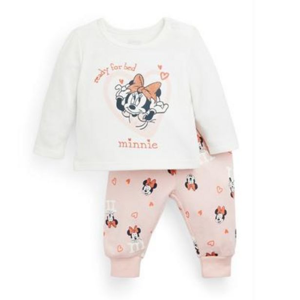Baby Girl Minnie Mouse Pyjama Set offer at £6