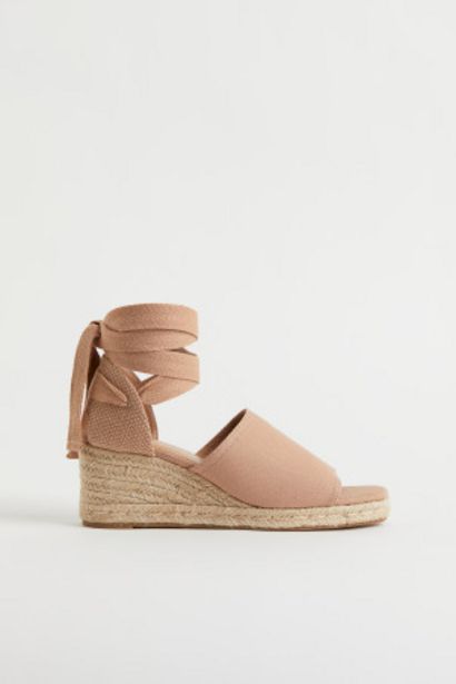 Wedge-heeled espadrilles offers at £13 in H&M