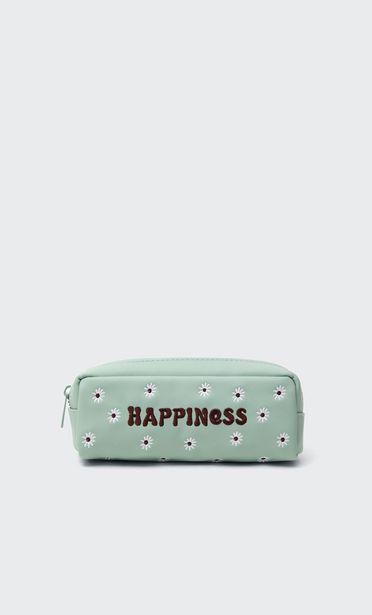 Embroidered daisy pencil case offer at £9.99