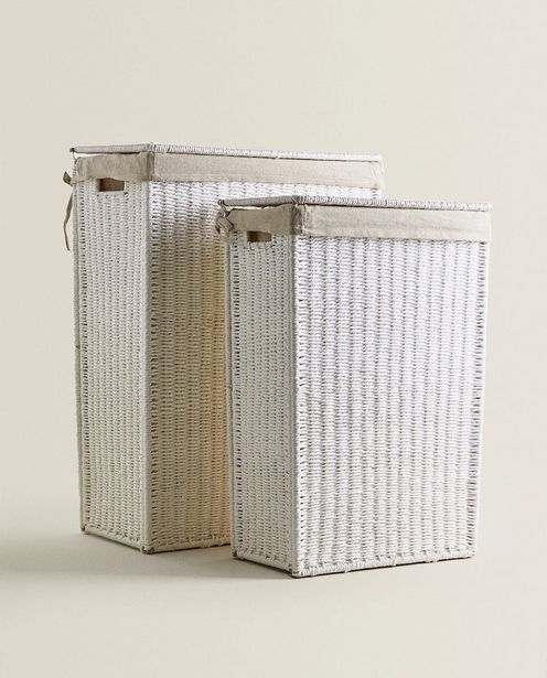 Fabric-Lined Laundry Basket offer at £39.99