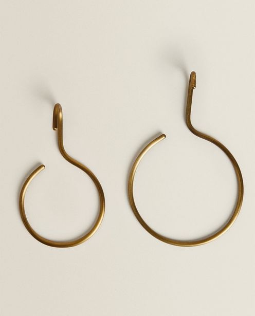 Round Gold-Toned Hook With Antique Finish offer at £15.99