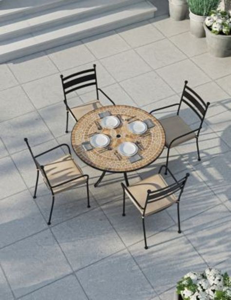 Madeira 4 Seater Garden Table & Chairs offers at £559.2 in Marks & Spencer