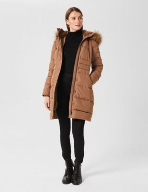 Hooded Longline Puffer Coat offer at £120