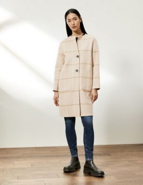Pure Wool Reversible Longline Coat offers at £227.5 in Marks & Spencer