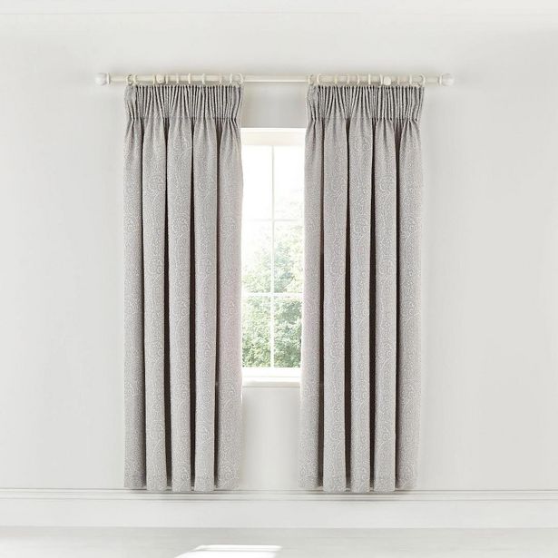 Bedeck 1951 Avari Lined Curtains 66" x 72", Silver offers at £48 in Beales