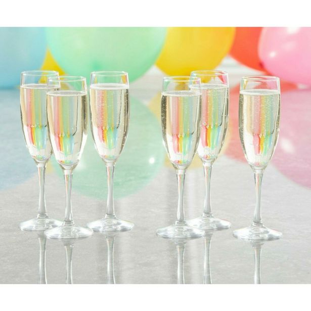 105348 Homiu Champagne Flutes 175ml x 6 offers at £9.99 in Beales