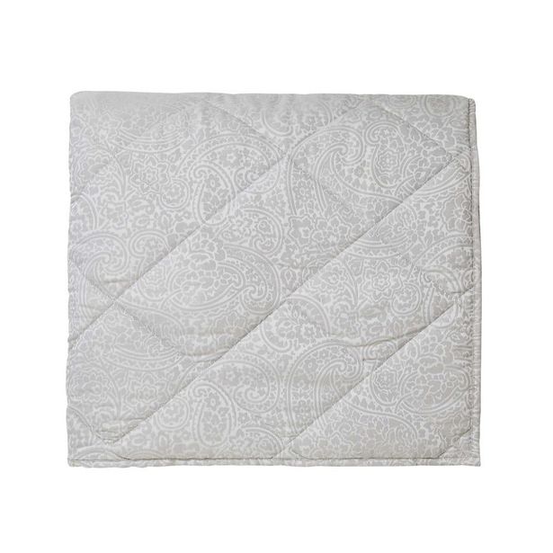Bedeck 1951 Avari Kingsize Quilted Throw, Silver offers at £105 in Beales