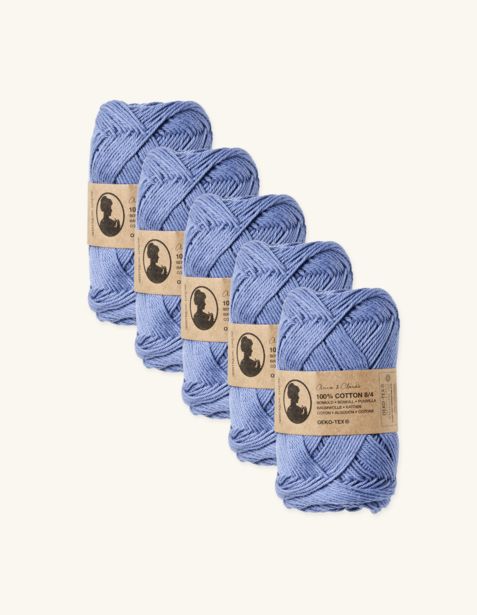 Cotton yarn 8/4 - 5 pcs offers at £8.8 in Søstrene Grene