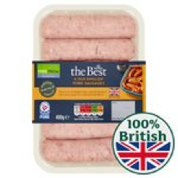 Morrisons The Best Thick Old English Sausages offer at £2
