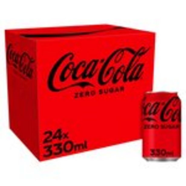 Coca Cola Zero Cans offer at £8