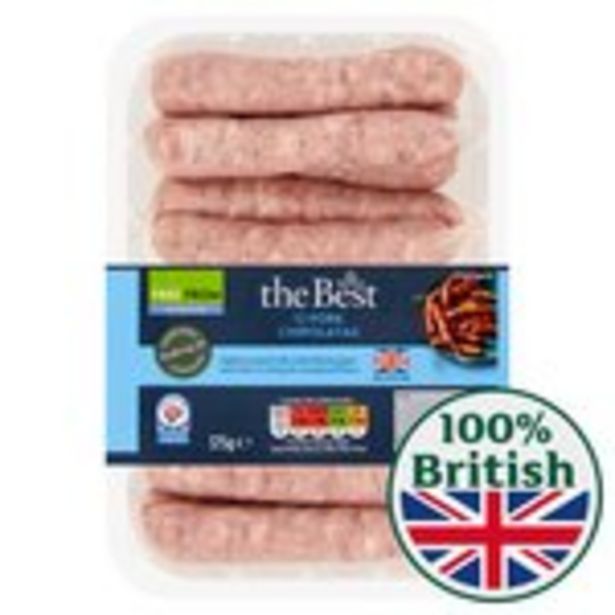 Morrisons The Best Pork Chipolatas 12 Pack offer at £2