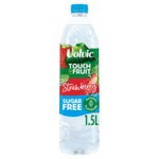 Volvic Touch of Fruit Sugar Free Strawberry Natural Flavoured Water offer at £1.1