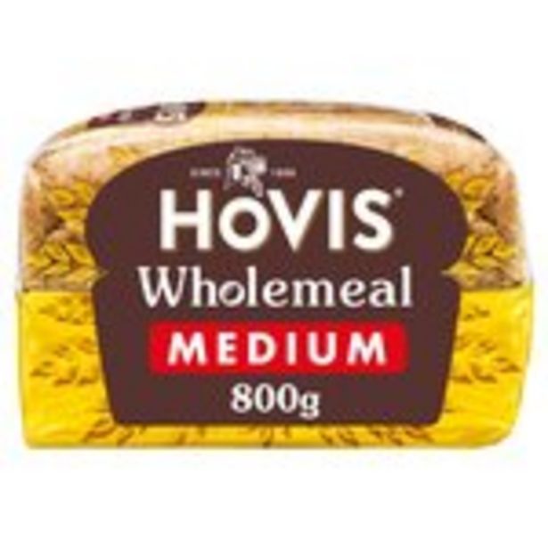 Hovis Tasty Wholemeal Medium Bread offer at £1.2