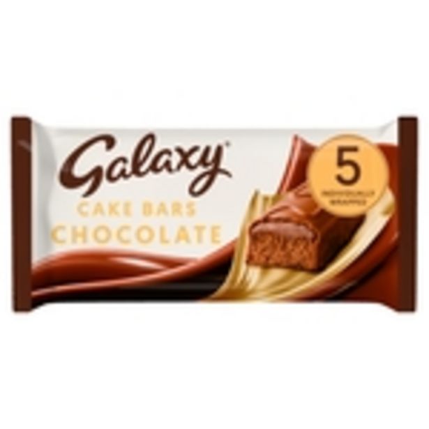 Galaxy Chocolate Cake Bars offer at £1.65