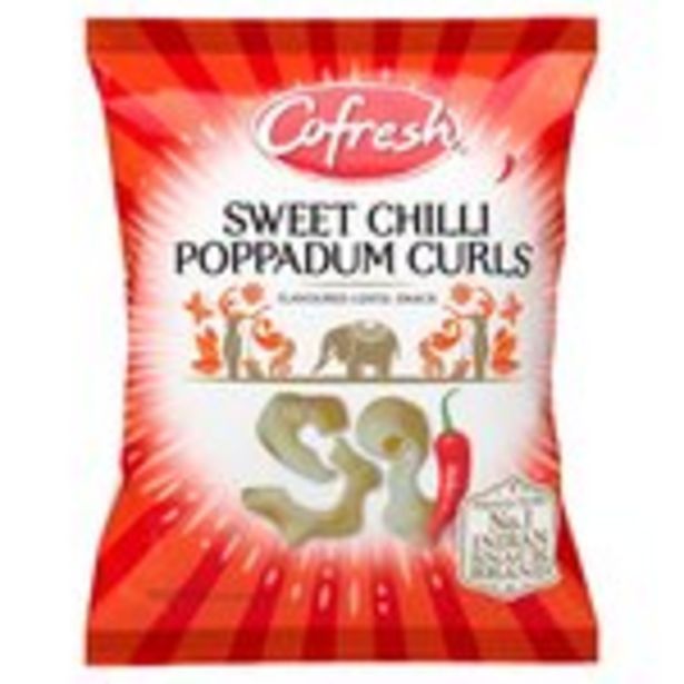Cofresh Poppadum Curls Sweet And Chilli offer at £0.7
