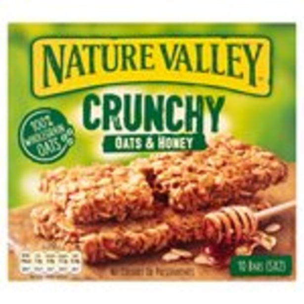    Nature Valley Crunchy Oats & Honey Cereal Bars offer at £1.2
