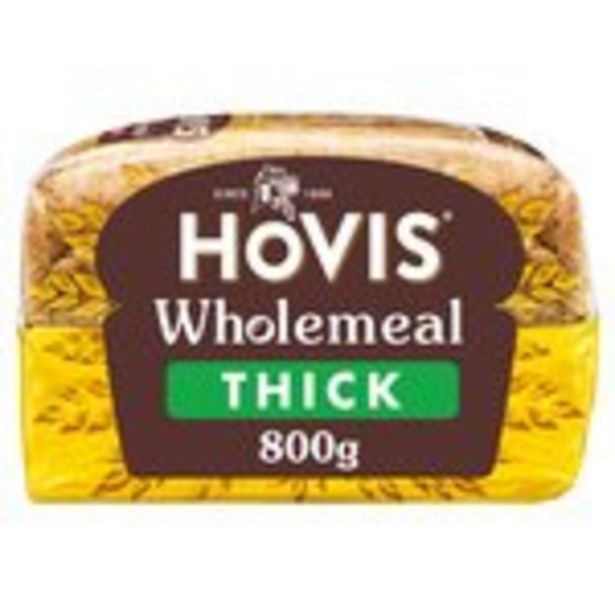 Hovis Tasty Wholemeal Thick Bread offer at £1.2