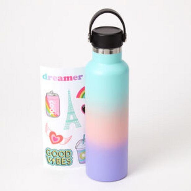 Pastel Ombre Sticker Water Bottle offer at £12