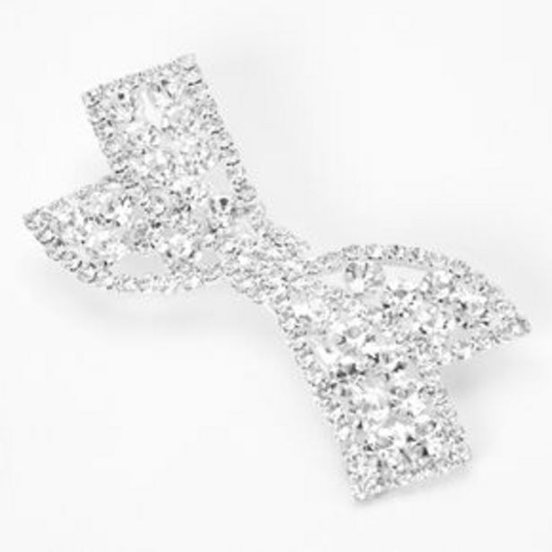 Silver Rhinestone Bow Hair Clip offers at £4.8 in Claire's