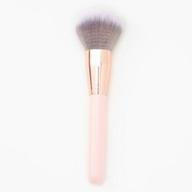 Rose Gold Face Powder Makeup Brush - Pink offers at £5 in Claire's