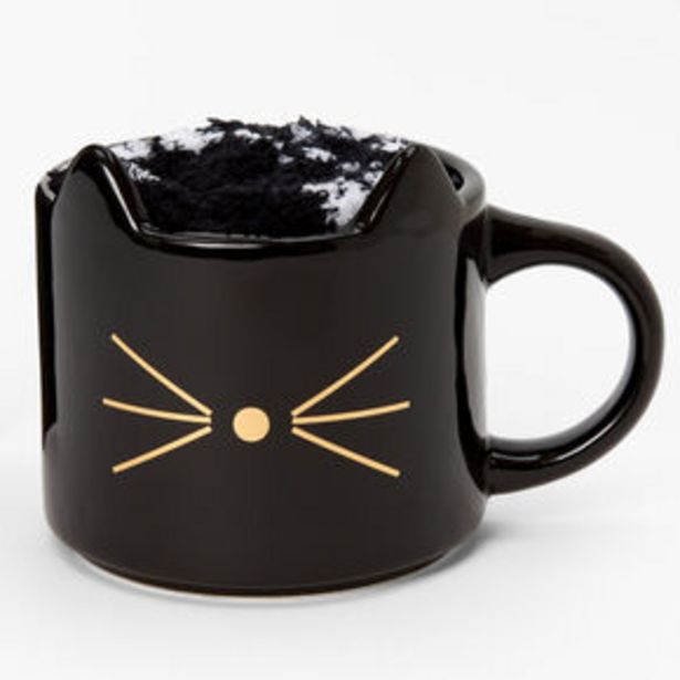 Black Cat Face Ceramic Mug Gift Set - 2 Pack offers at £8 in Claire's