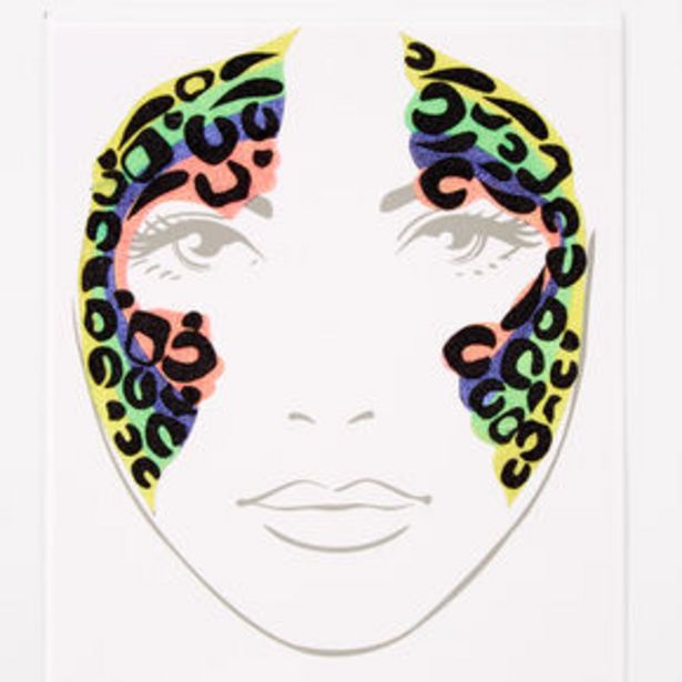 Rainbow Leopard Face Stickers offers at £1.5 in Claire's