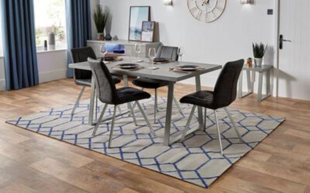 Endurance Diamond Dining Table & 4 Chairs offers at £8990899 in ScS