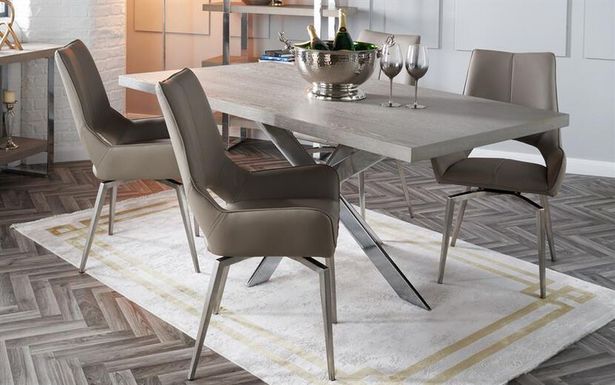 Lisbon 1.8m Dining Table with 4 Swivel Chairs offers at £129901300 in ScS