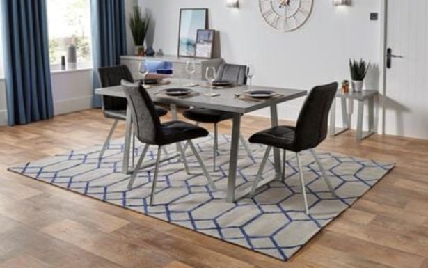 Endurance Diamond Dining Table & 4 Chairs offers at £799 in ScS