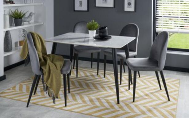 Milano Rectangular Dining Table & 4 Milano Chairs offers at £599 in ScS