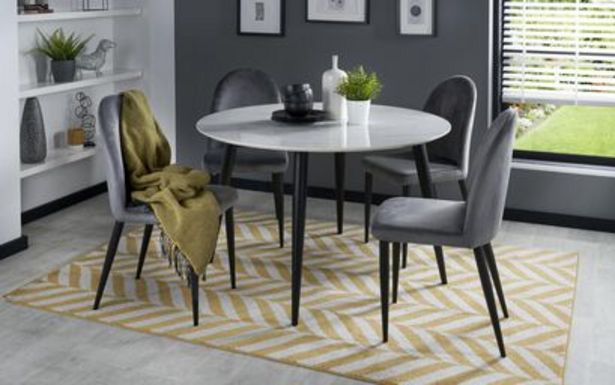 Milano Round Dining Table & 4 Milano Chairs offers at £599 in ScS