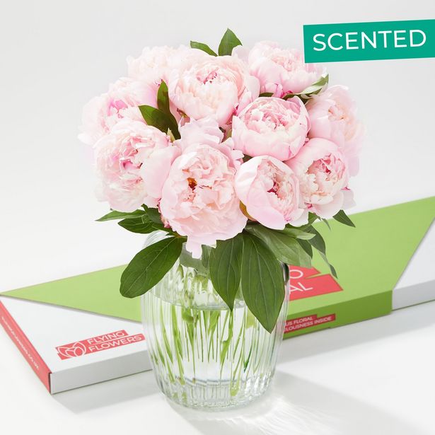 Perfectly Pink Letterbox Peonies offers at £35 in Flying Flowers