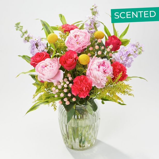 Bright Peony Mix offers at £36 in Flying Flowers