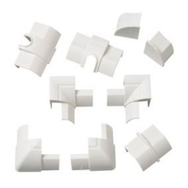 D-Line White Trunking coupler, (W)22mm offers at £0.5 in TradePoint